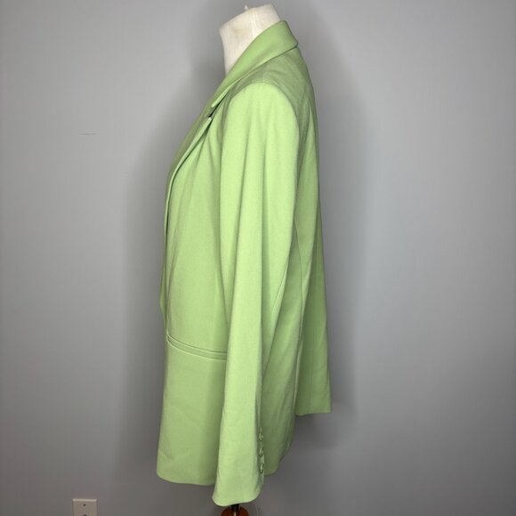 Alice + Olivia - Green Denny One Button Blazer - Picture 2 of 4